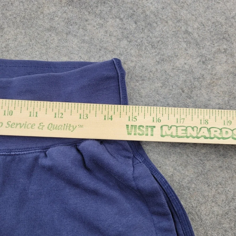 Jordan Pants Mens Medium Blue Fleece Joggers Elastic Waist Pockets Speckle Cuffs